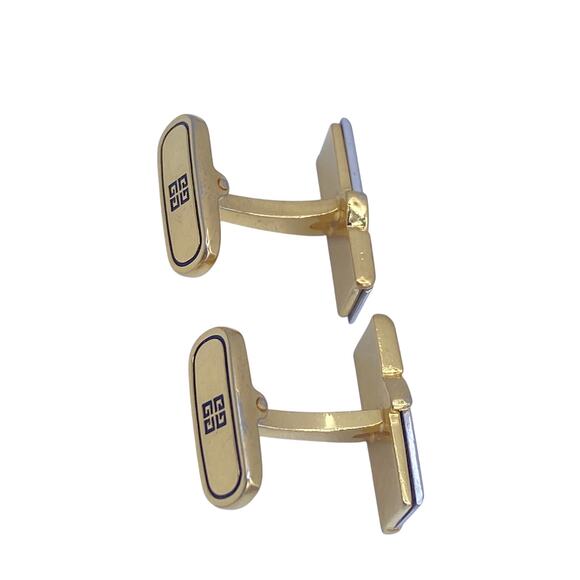 Givenchy Authentic Gold-Tone and Silver-Tone Cufflinks - Picture 7 of 8